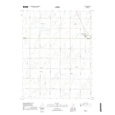 2018 Map of Burns, 2018 Print