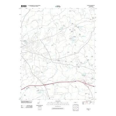 2010 Map of Burns, 2010 Print