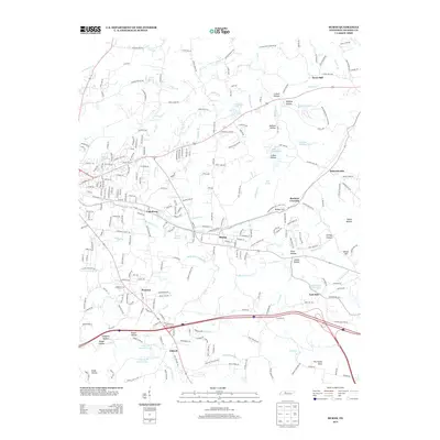 2013 Map of Burns, 2013 Print