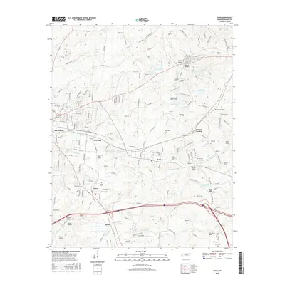 2016 Map of Burns, 2016 Print
