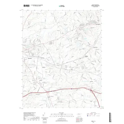 2019 Map of Burns, 2019 Print