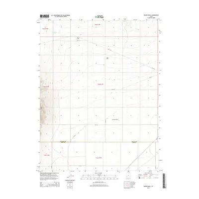 2014 Map of Burns Knoll, 2014 Print