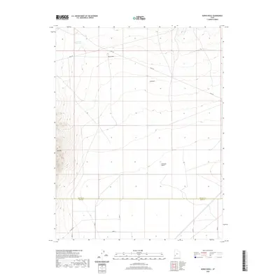 2020 Map of Burns Knoll, 2020 Print