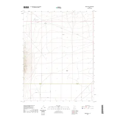 2023 Map of Burns Knoll, 2023 Print
