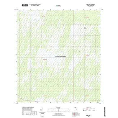 2018 Map of Burns Lake, 2018 Print