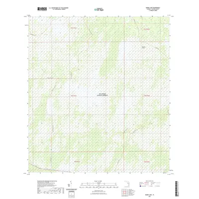 2021 Map of Burns Lake, 2021 Print