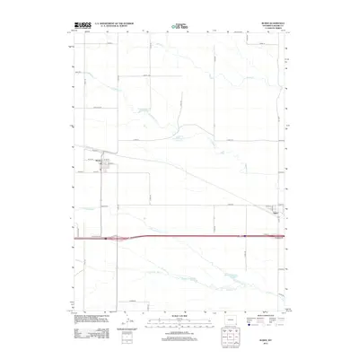 2012 Map of Burns, 2012 Print