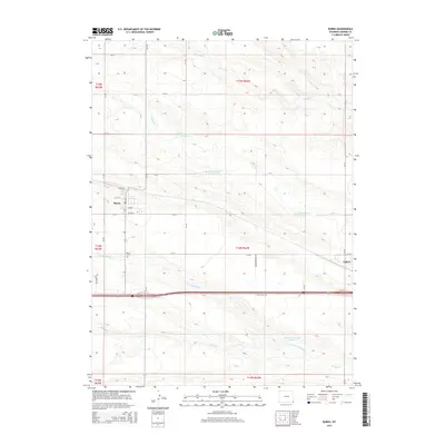 2015 Map of Burns, 2015 Print