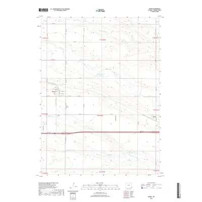 2017 Map of Burns, 2017 Print