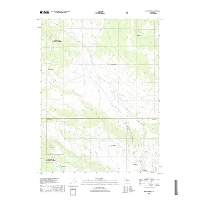 2019 Map of Burns North, 2019 Print