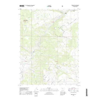 2019 Map of Burns South, 2019 Print