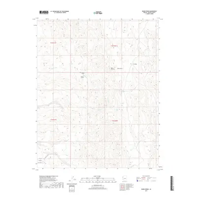 2018 Map of Burns Spring, 2018 Print