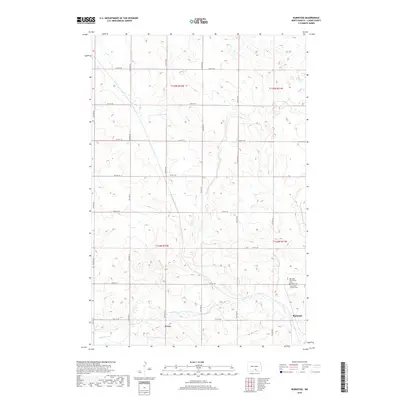 2018 Map of Burnstad, 2018 Print