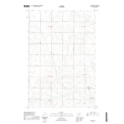 2020 Map of Burnstad, 2020 Print