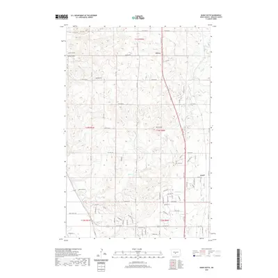 2020 Map of Burnt Butte, 2020 Print