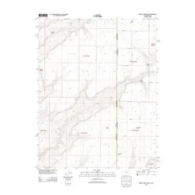 2013 Map of Burnt Cabin Creek, 2013 Print