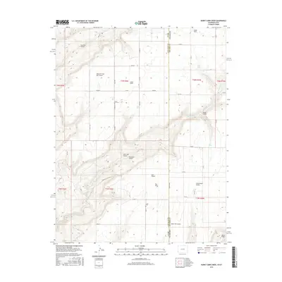2016 Map of Burnt Cabin Creek, 2016 Print