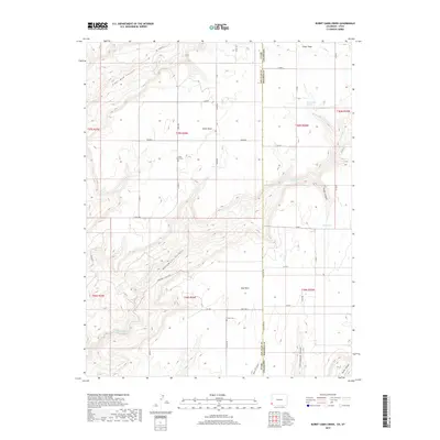 2019 Map of Burnt Cabin Creek, 2019 Print