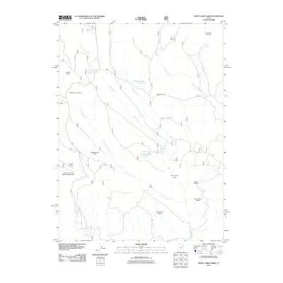 2011 Map of Burnt Cabin Gorge, 2011 Print