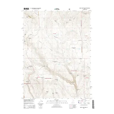 2014 Map of Burnt Cabin Gorge, 2014 Print