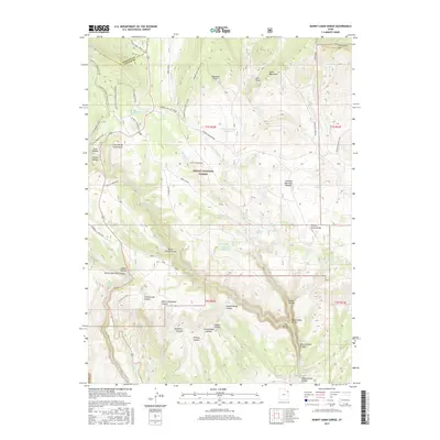2017 Map of Burnt Cabin Gorge, 2017 Print