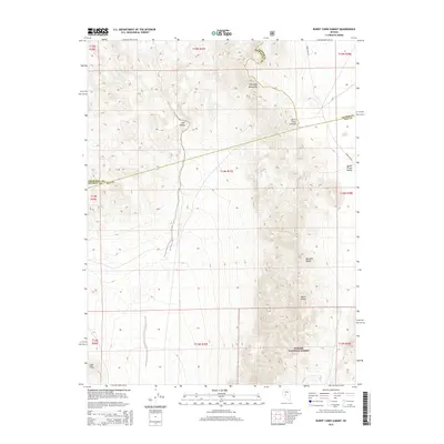 2015 Map of Burnt Cabin Summit, 2015 Print