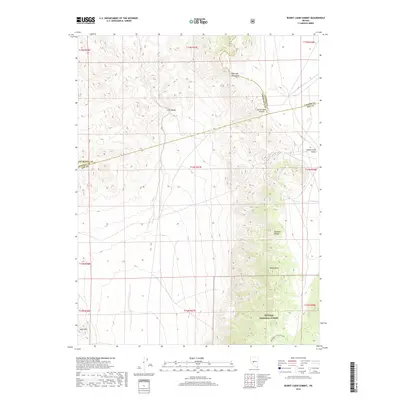 2018 Map of Burnt Cabin Summit, 2018 Print