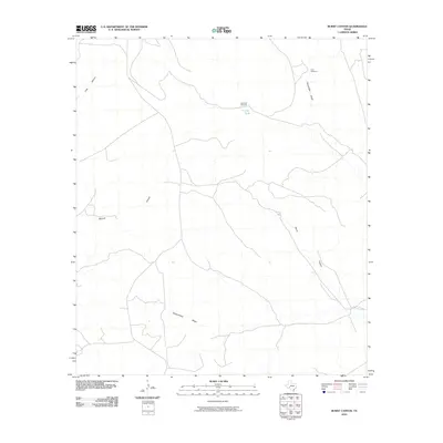 2010 Map of Burnt Canyon, 2010 Print