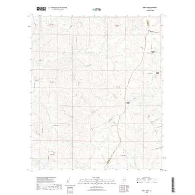 2018 Map of Burnt Corn, 2018 Print