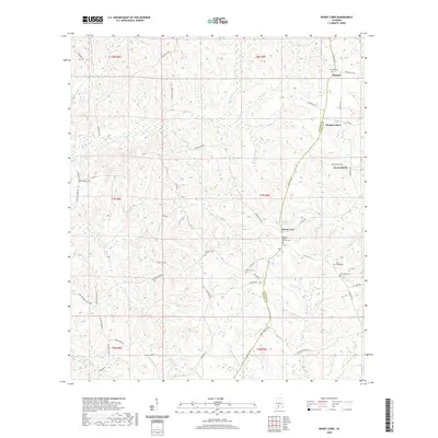 2020 Map of Burnt Corn, 2020 Print