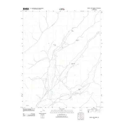 2011 Map of Burnt Corn Spring, 2011 Print