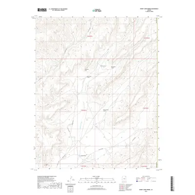 2018 Map of Burnt Corn Spring, 2018 Print