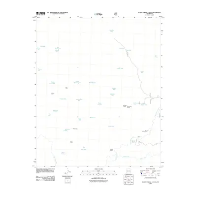 2011 Map of Burnt Corral Canyon, 2011 Print