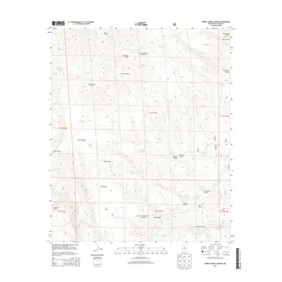 2013 Map of Burnt Corral Canyon, 2013 Print