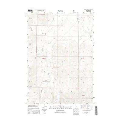 2013 Map of Burnt Creek, 2013 Print