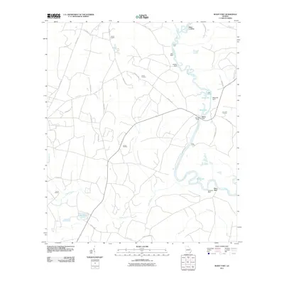 2011 Map of Burnt Fort, 2011 Print