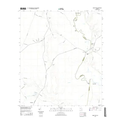 2014 Map of Burnt Fort, 2014 Print