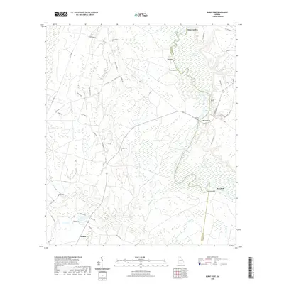 2020 Map of Burnt Fort, 2020 Print