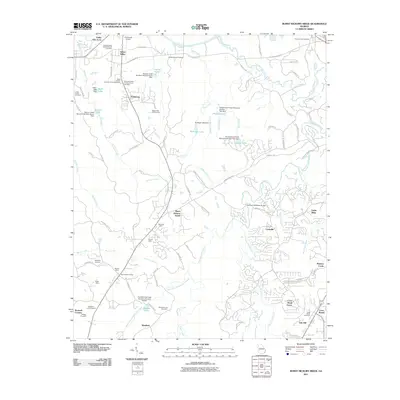 2011 Map of Burnt Hickory Ridge, 2011 Print
