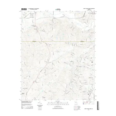 2014 Map of Burnt Hickory Ridge, 2014 Print