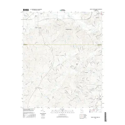 2017 Map of Burnt Hickory Ridge, 2017 Print