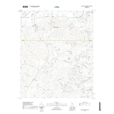 2020 Map of Burnt Hickory Ridge, 2020 Print