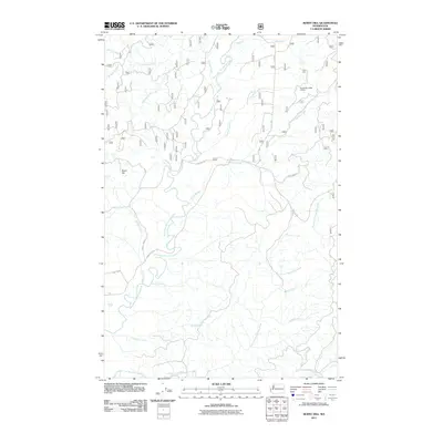 2011 Map of Burnt Hill, 2011 Print