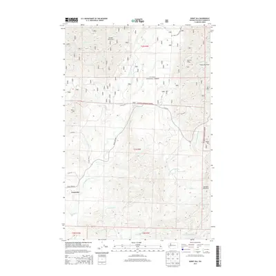 2014 Map of Burnt Hill, 2014 Print