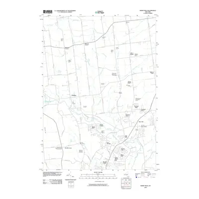 2010 Map of Burnt Hills, 2010 Print