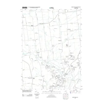 2013 Map of Burnt Hills, 2013 Print