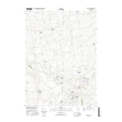 2016 Map of Burnt Hills, 2016 Print
