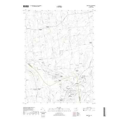 2019 Map of Burnt Hills, 2019 Print
