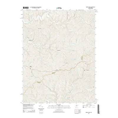 2014 Map of Burnt House, 2014 Print