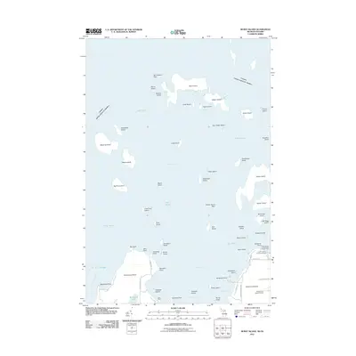 2011 Map of Burnt Island, 2011 Print